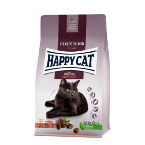 Akcie, Krmivo - granule pre mačky, Mačky, Pre sterilizované mačky - Happy Cat Sterilised Atlantik-Lachs / Losos 4 kg