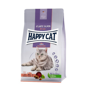 Akcie, Krmivo - granule pre mačky, Mačky, Pre senior mačky - Happy Cat Senior Atlantik-Lachs / Losos 1,3 kg