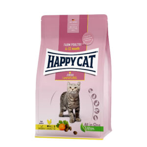 Akcie, Krmivo - granule pre mačky, Mačky, Pre mačiatka a juniorov - Happy Cat Junior Land Geflügel / Drůbež 10 kg