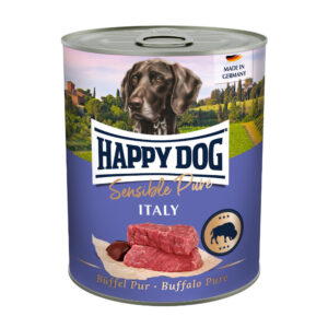 Akcie, Konzervy a mäsovky, Krmivo - konzervy a vlhká strava pre psov, Psy - Happy Dog Büffel Pur Italy - buvolí 800 g