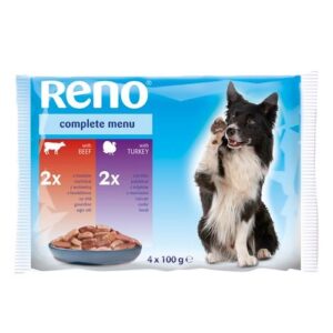 Reno RENO - kapsicky pre psa 4x100g