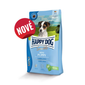 Akcie, Krmivo - granule pre psov, Pre šťeňatá a juniorov, Psy - Happy Dog Mini Puppy Lamb & Rice 800 g