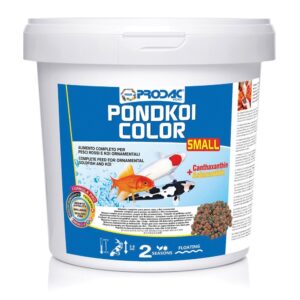 Akvaristika, Granulované, Jazierko a príslušenstvo, Krmivá - Prodac Pondkoi Color Small, kbelík 2 kg