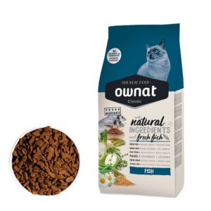 Krmivo - granule pre mačky, Mačky, Pre dospelé mačky - OWNAT CLASSIC CAT Fish 4kg