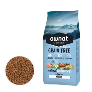 Krmivo - granule pre mačky, Mačky, Pre mačiatka a juniorov - OWNAT GF PRIME CAT Kitten 3kg