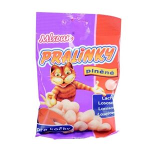 Mačky, Maškrty pre mačky, Pochúťky, maškrty pre mačky - Mlsoun - Pralinky losos, 40g