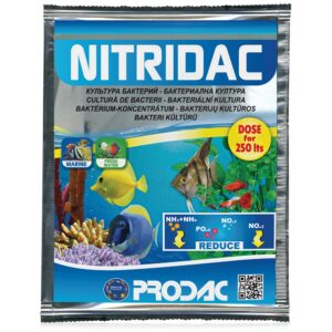 Akvaristika, Bakteriálna rovnováha, Úprava vody a chémia - Prodac Nitridac, 25ml/sáček