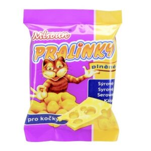 Mačky, Maškrty pre mačky, Pochúťky, maškrty pre mačky - Mlsoun - Pralinky sýr, 40g