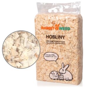 Hlodavce, Hobliny a papier, Podstielky a toalety pre hlodavce - Rabbit Weed hobliny hrubé, 4x 30l, cena za 1ks