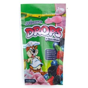 Dropsy, Hlodavce, Tyčinky a pochúťky pre hlodavce - Mlsoun Drops lesní směs, 75g