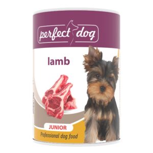 Krmiva, granule a pamlsky, Pro psy, TOM, vlhká krmiva - Perfect Dog Junior Lamb (jahňacie) 400g