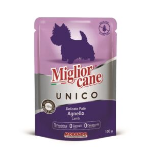 Krmiva, granule a pamlsky, Pro psy, TOM, vlhká krmiva - Miglior Cane Unico vrecko jahňacie 100g - pes